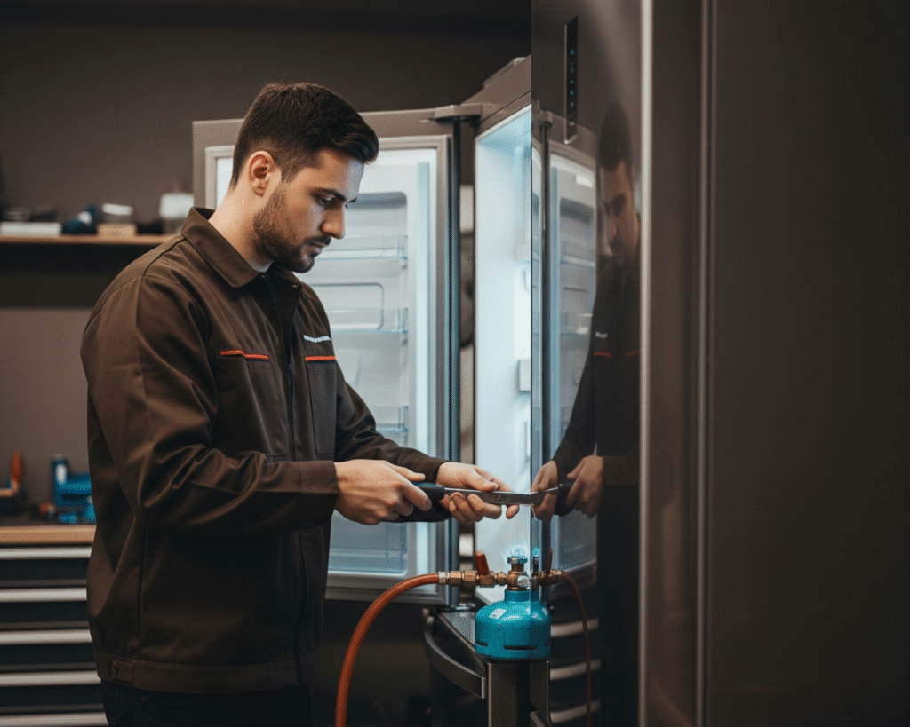 refrigerator gas filling in hyderabad 24x7 repair service point