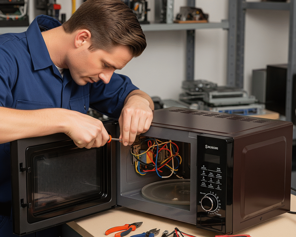 microwave oven repair service point